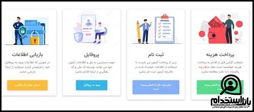 نحوه ثبت نام آزمون استخدامی تبدیل وضعیت نیروهای پیمانی